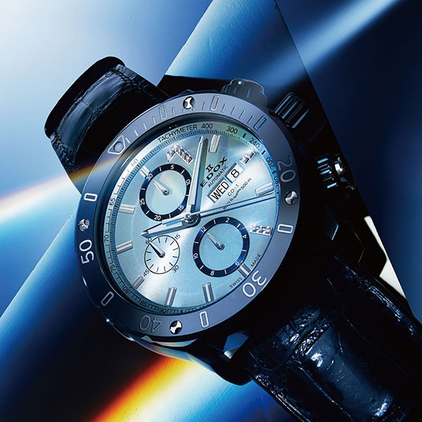 クロノオフショア1 クロノグラフ オートマティック ファーマメント シートゥスカイ リミテッドエディション 世界限定300本 熊本でedox エドックス を取り扱う正規販売店 時計の大橋